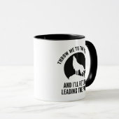 Mug Jetez-Moi Aux Loups (Devant droit)