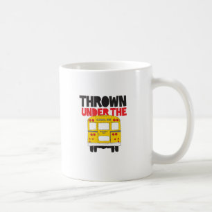 Mug Jetez sous le bus scolaire jaune