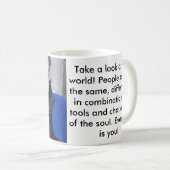 Mug Jetez un coup d'oeil (Devant droit)