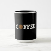 Mug Jeton de CAFÉ bon pour un noir (Centre)