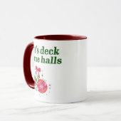 Mug Jetons un pont sur quelques halls Noël (Devant gauche)