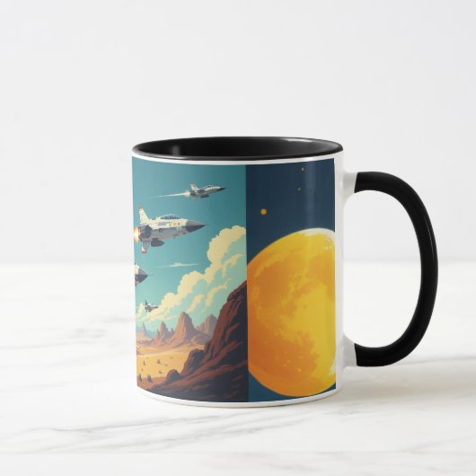 Mug Jets de fusée (Droite)