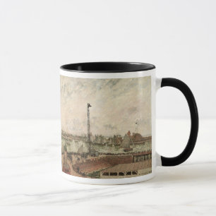 Mug Jetty, Le Havre, Misty de Camille Pissarro