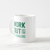 Mug J'Étudie Les Problèmes Mathématiques (Devant gauche)