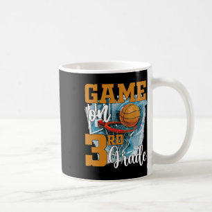 Mug Jeu Amusant 3e Année Bysketbyll Byck To School Gi