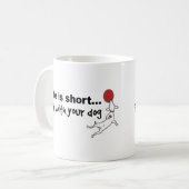 Mug Jeu avec votre chien (Devant gauche)