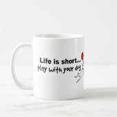 Mug Jeu avec votre chien (Gauche)