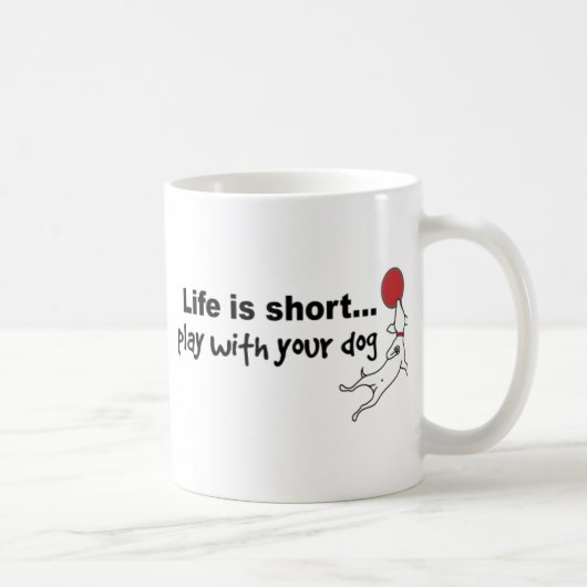 Mug Jeu avec votre chien (Droite)