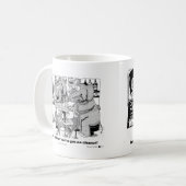 Mug Jeu-concours de pub d'éléphants et de poisson (Devant gauche)