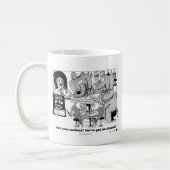 Mug Jeu-concours de pub d'éléphants et de poisson (Gauche)