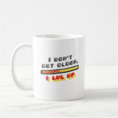 Mug Jeu cool Jeu Anniversaire Ne Plus Vieillir Je LVL (Gauche)