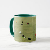 Mug Jeu d'action de pelouse Bowls, (Devant gauche)