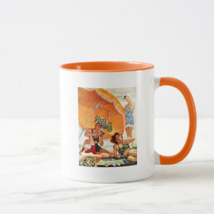 Mug Jeu de cartes à la plage par Alex Ross