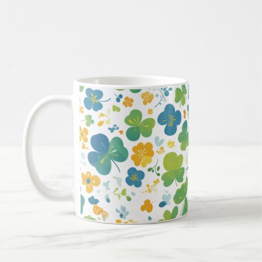 Mug Jeu de champ de trèfle (Gauche)