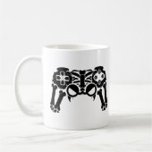 Mug Jeu de contrôleur de squelette Éffrayant Halloween (Gauche)