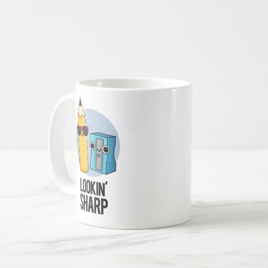 Mug Jeu de crayon carré (Devant gauche)