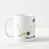 Mug Jeu de Croquet avec dicton (Gauche)