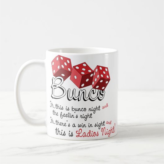 Mug Jeu de dés Bunco (Gauche)