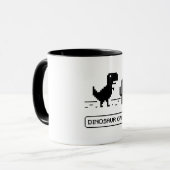Mug Jeu de dinosaure. (Devant gauche)