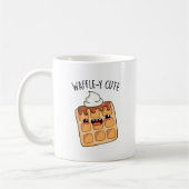Mug Jeu de gaufre amusant (Gauche)