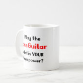 Mug jeu de guitare basse (Devant gauche)