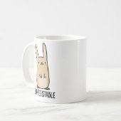 Mug Jeu de lapin lapin drôle résistant à l'oreille (Devant gauche)