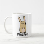 Mug Jeu de lapin lapin drôle résistant à l'oreille (Gauche)