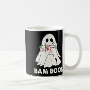 Mug Jeu de Mahjong fantôme d'Halloween en bambou, dégu