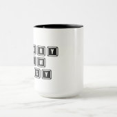 Mug jeu de mots amusant (Centre)