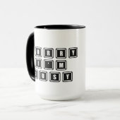 Mug jeu de mots amusant (Devant gauche)