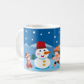 Mug Jeu de neige au clair de lune (Devant gauche)