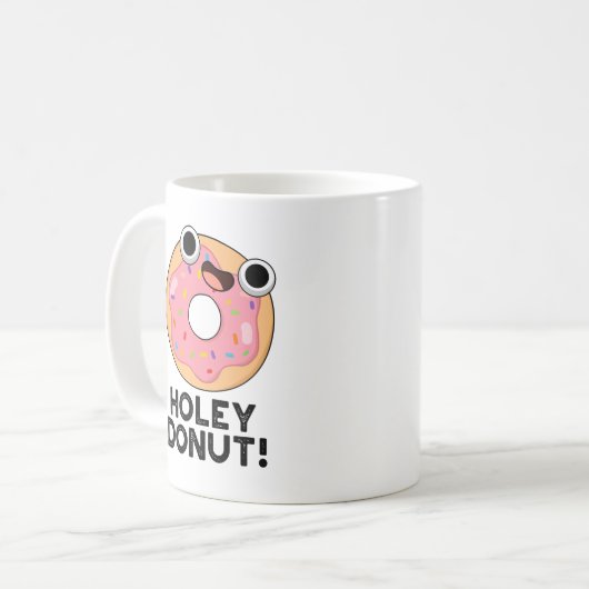 Mug Jeu de nourriture amusant Holey Donut (Devant gauche)