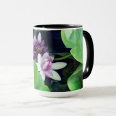 Mug Jeu de photos florales Nénuphars roses (Devant droit)