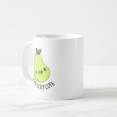 Mug Jeu de poires aux fruits parfaitement mignonnes (Devant gauche)