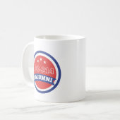 Mug Jeu de retraite militaire vétéran de l'armée DD-21 (Devant gauche)