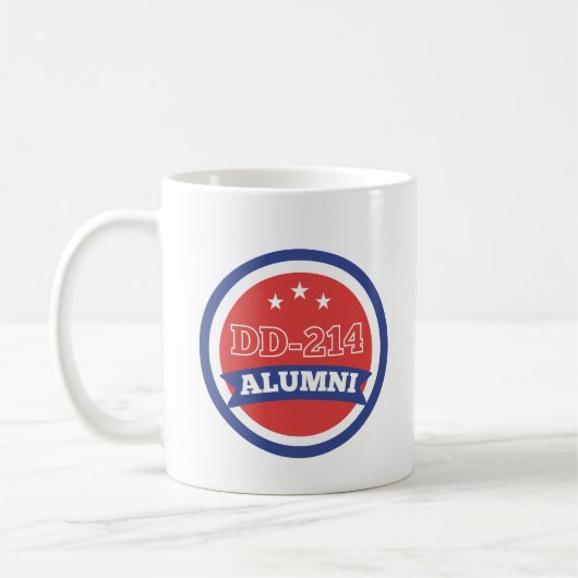 Mug Jeu de retraite militaire vétéran de l'armée DD-21 (Gauche)