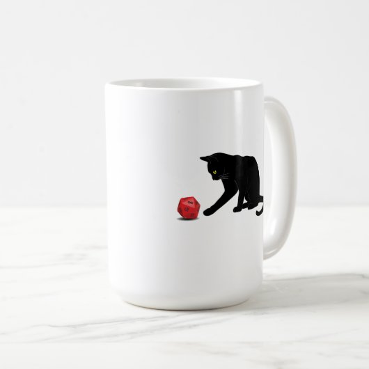 Mug Jeu de rôle Rolling Dice RPG (Devant droit)
