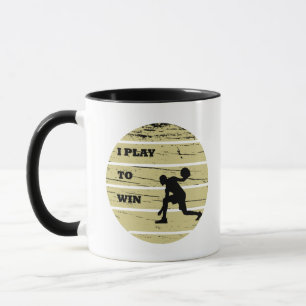 Mug Jeu de soleil rétro du joueur vintage de basket