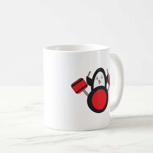 Mug Jeu de tambours à pingouin (Devant droit)