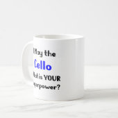 Mug jeu de violoncelle (Devant gauche)