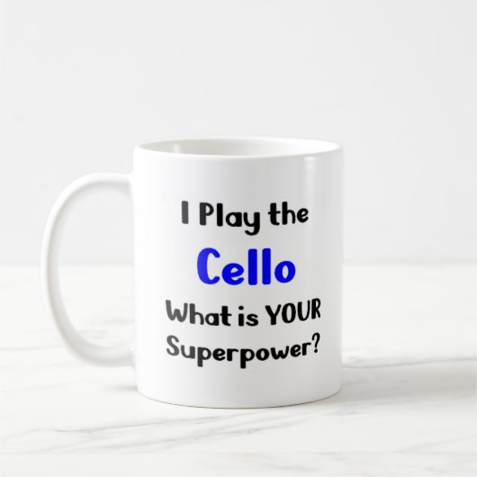 Mug jeu de violoncelle (Gauche)