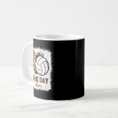 Mug Jeu de volleyball Bleu Vibes Volleyball Maman (Devant gauche)