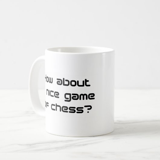 Mug jeu d'échecs (Devant gauche)