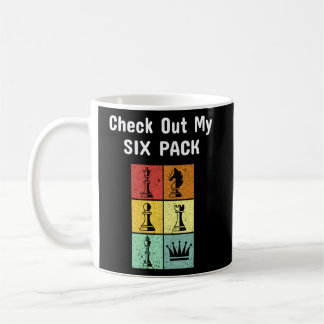 Mug Jeu d'échecs Six Pack Vintage Retro Pu