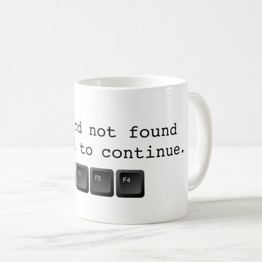 Mug Jeu d'Humour programmeur (Devant droit)