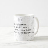 Mug Jeu d'Humour programmeur (Devant droit)