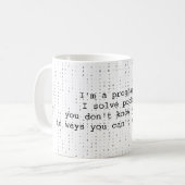 Mug Jeu d'Humour programmeur (Devant gauche)