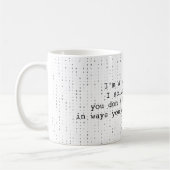 Mug Jeu d'Humour programmeur (Gauche)