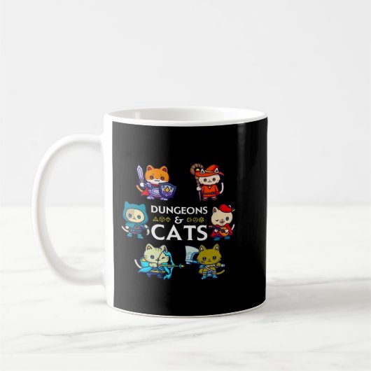 Mug Jeu d'Imaginaire Dice Nerdy Dice RPG D20 Dungeons  (Gauche)