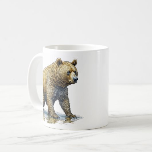 Mug Jeu d'ours et de café (Devant gauche)